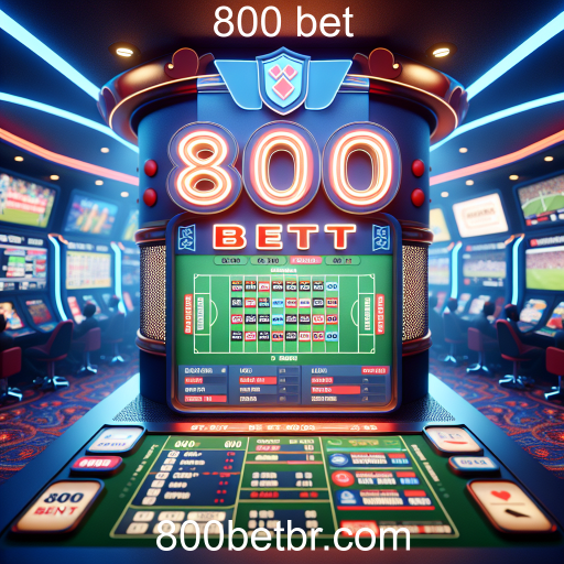 Apostas Esportivas: A Emoção de Apostar com Segurança no 800 Bet